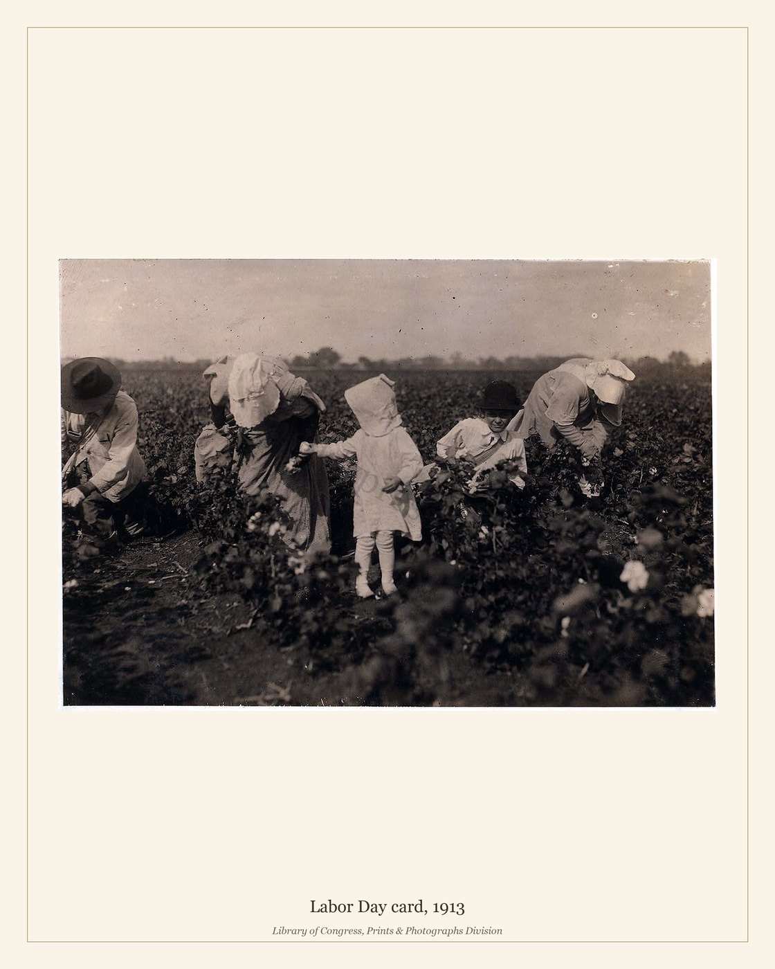 Labor Day card, 1913 — watermarked preview