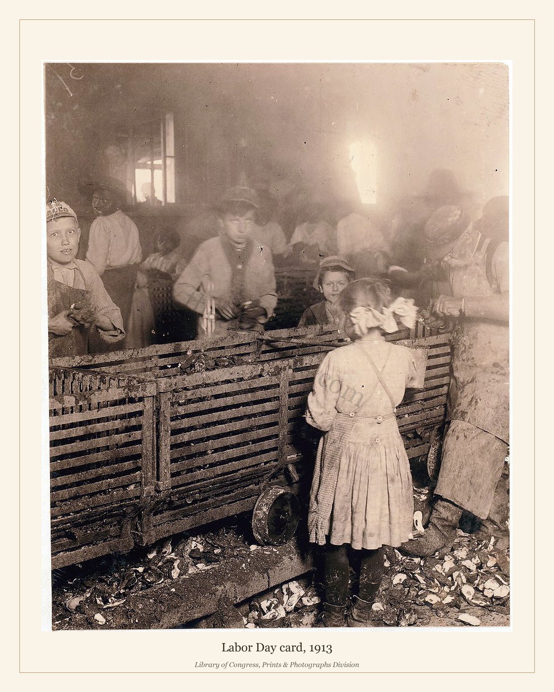 Labor Day card, 1913 — watermarked preview