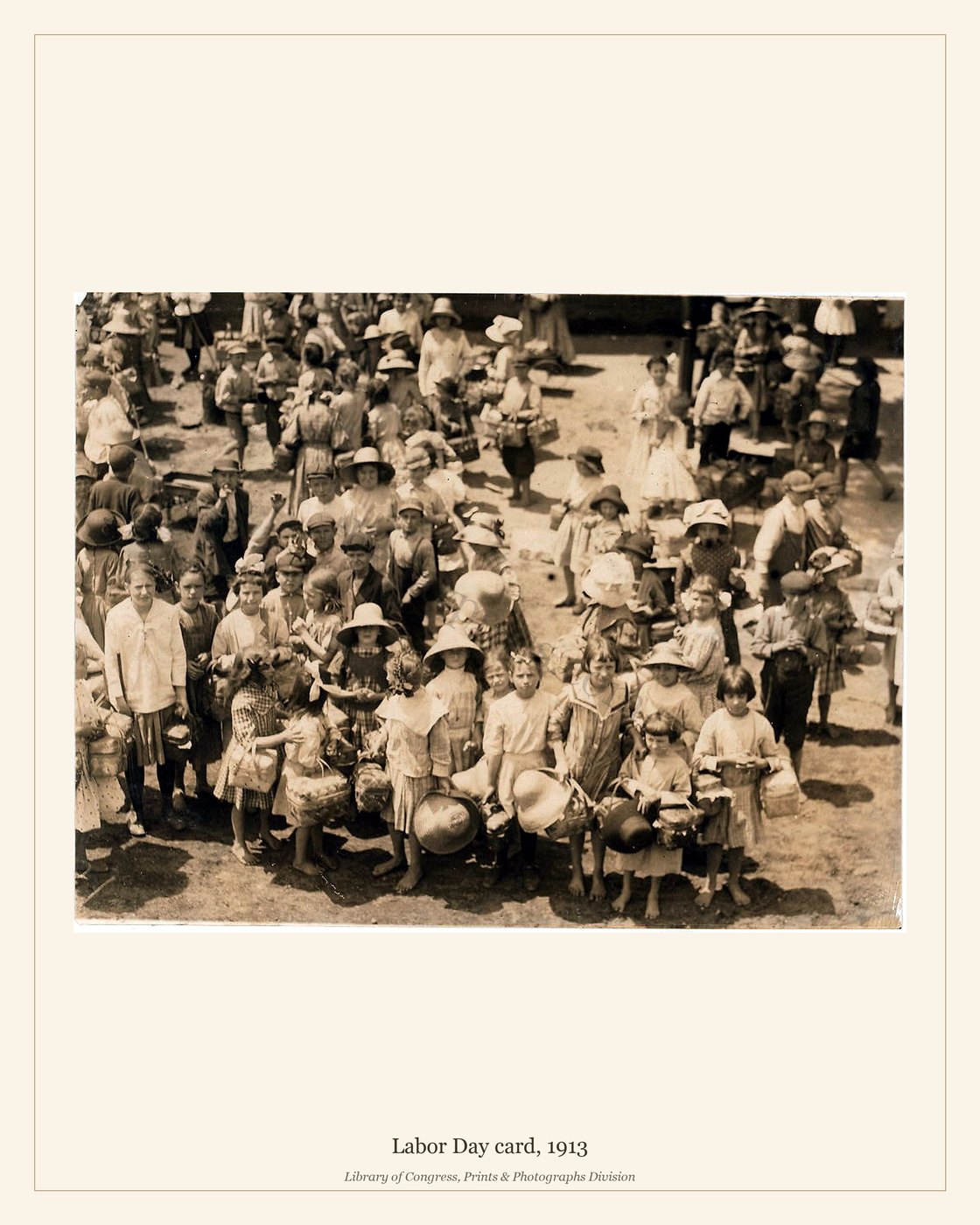 Labor Day card, 1913 — watermarked preview