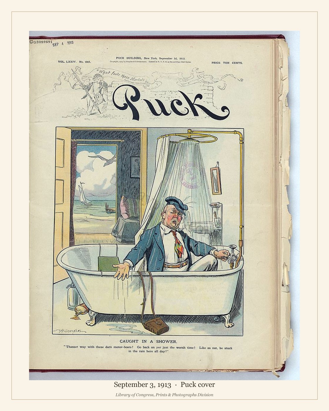 Puck cover — September 3, 1913 — watermarked preview