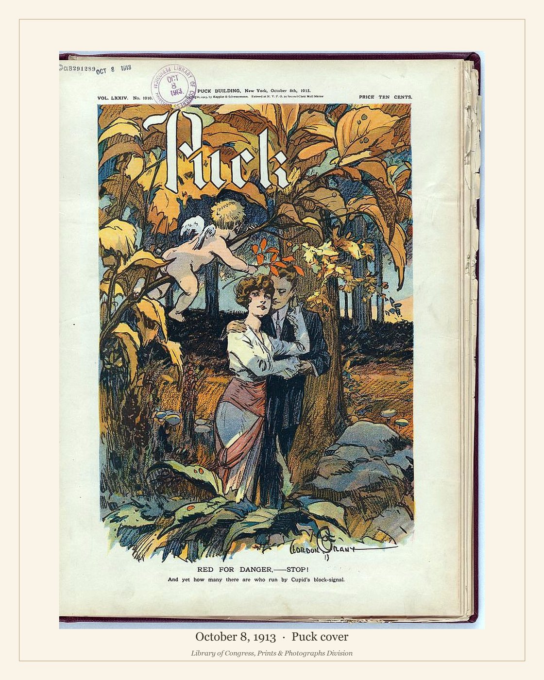 Puck cover — October 8, 1913 — watermarked preview