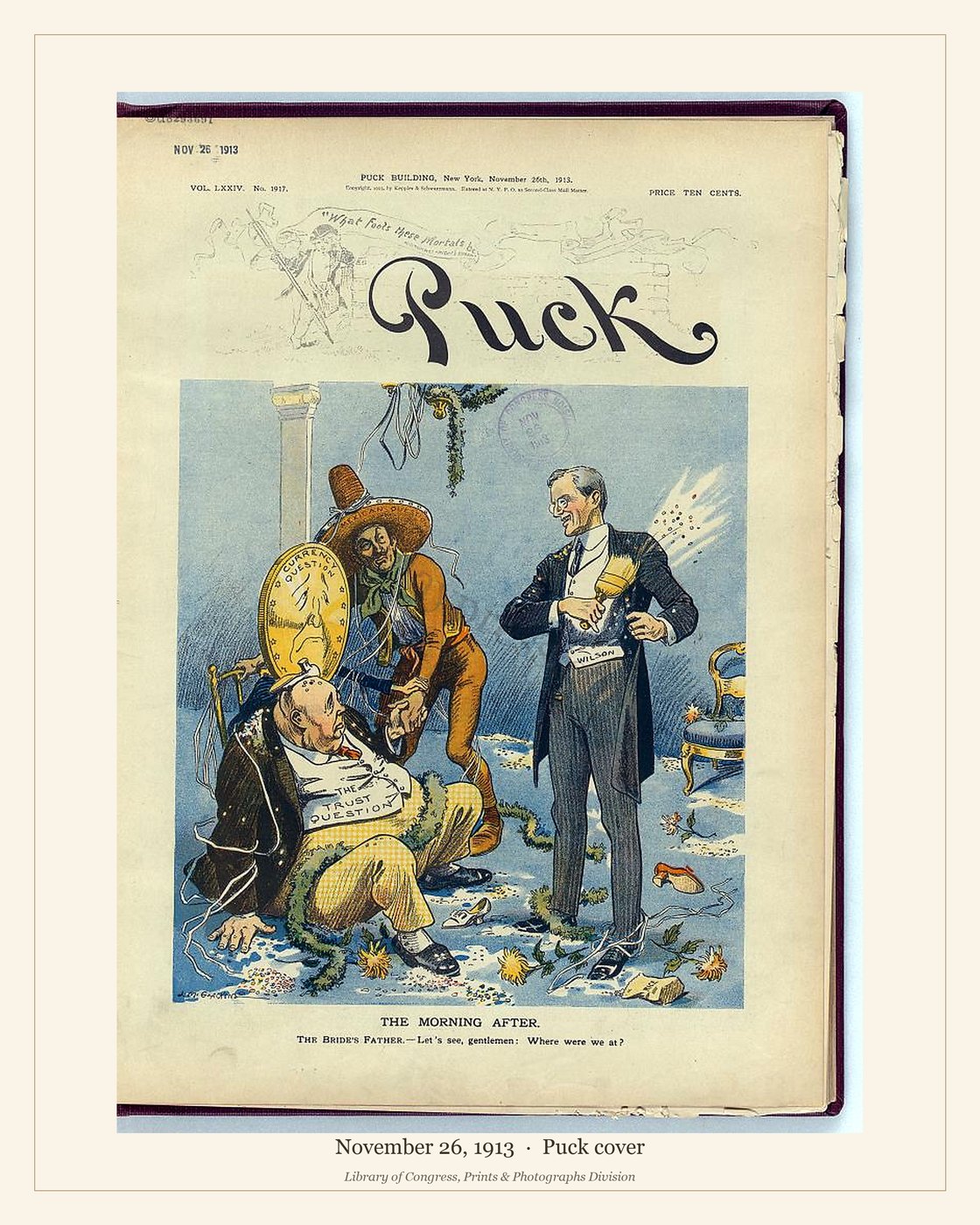Puck cover — November 26, 1913 — watermarked preview