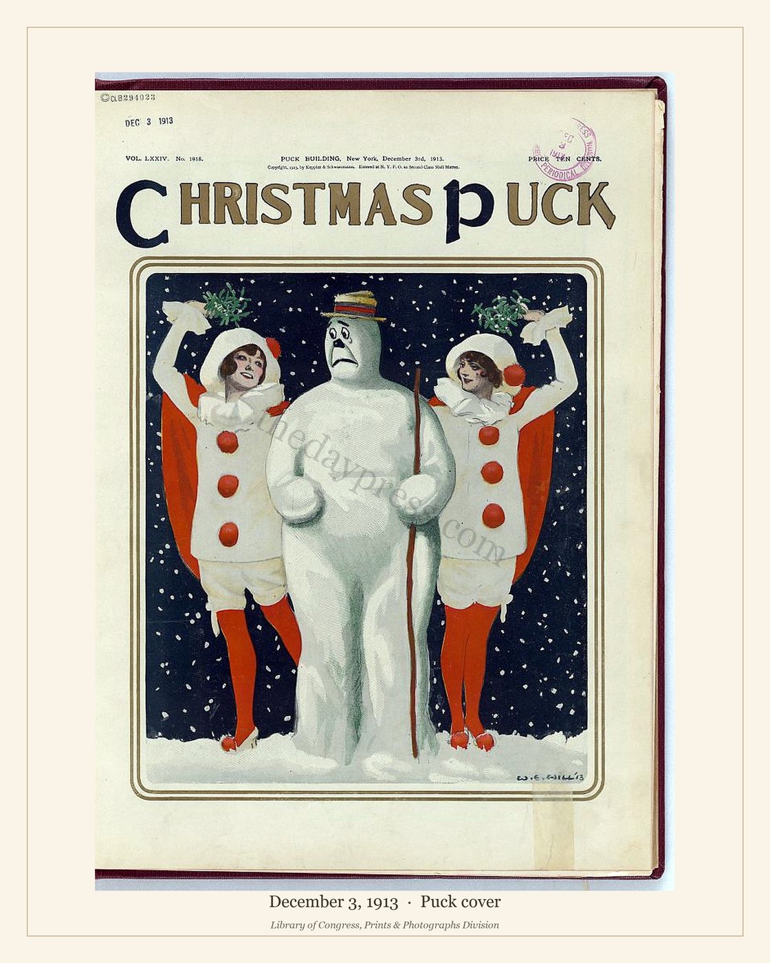 Puck cover — December 3, 1913 — watermarked preview