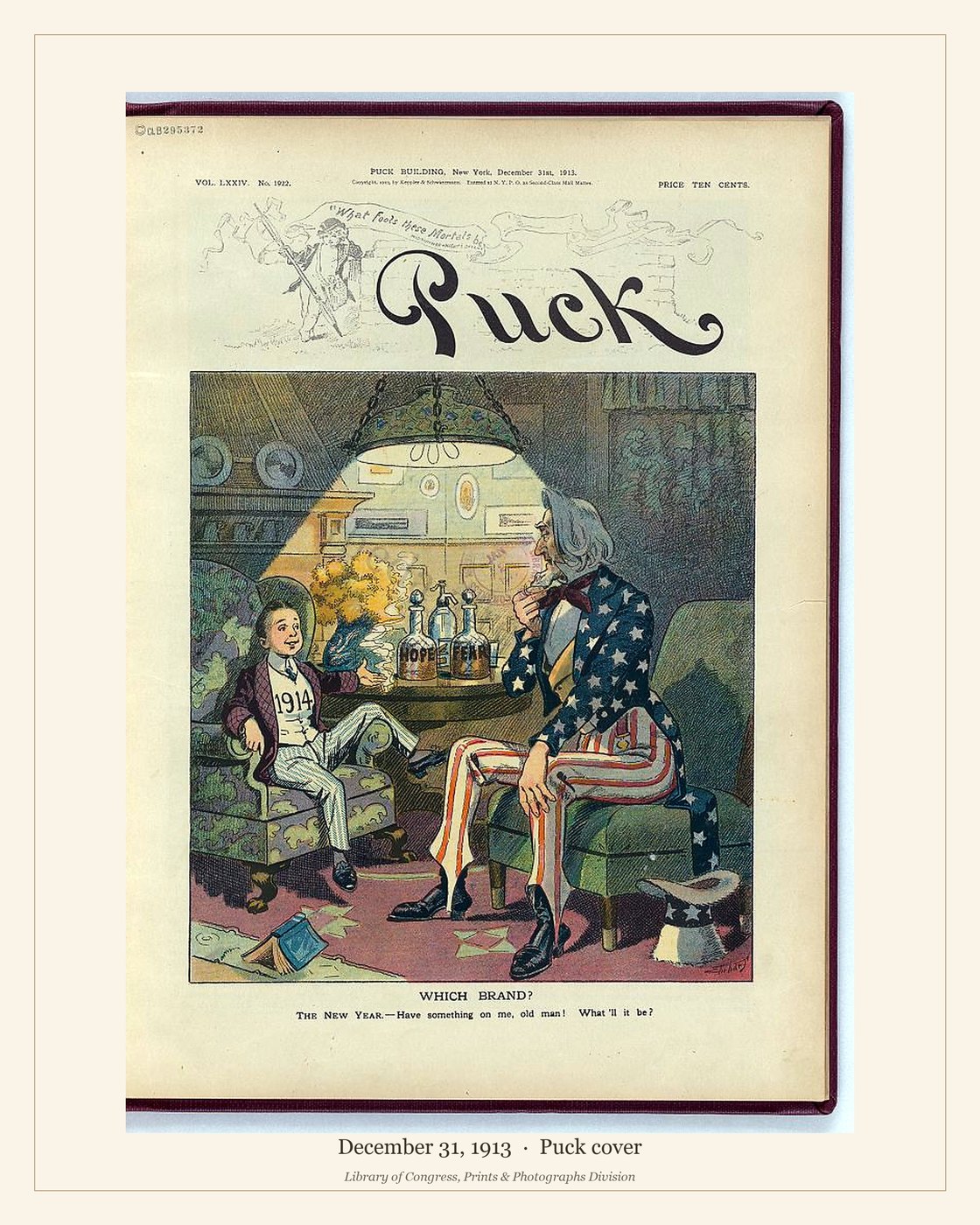 Puck cover — December 31, 1913 — watermarked preview