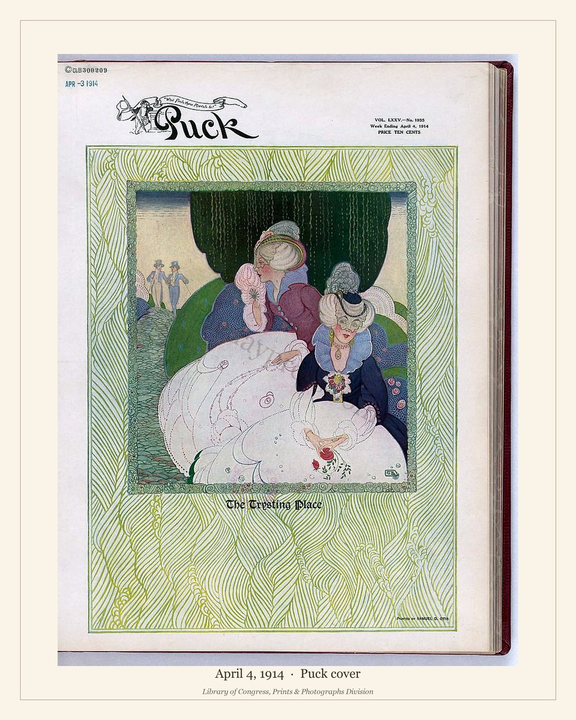 Puck cover — April 4, 1914 — watermarked preview