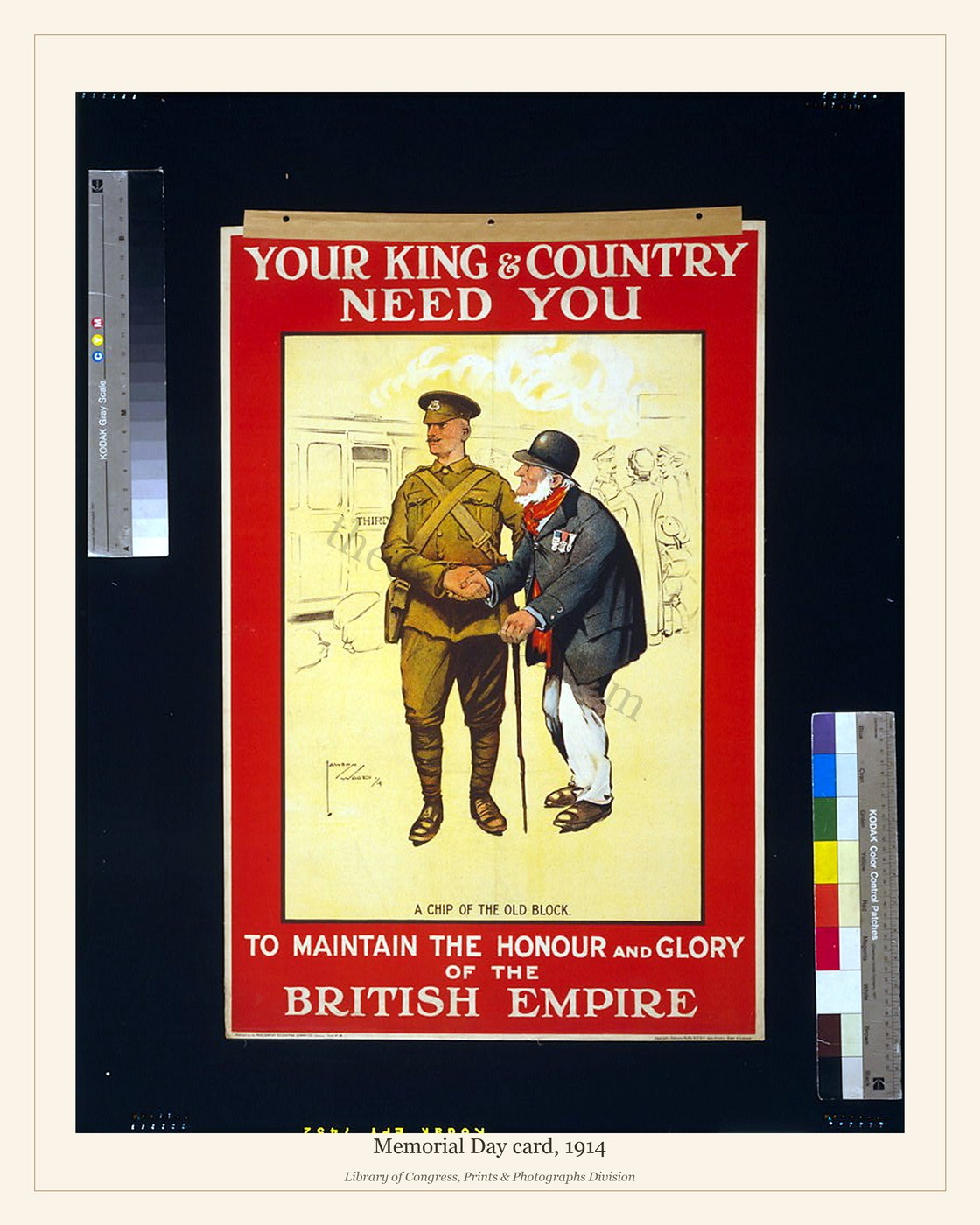 Memorial Day card, 1914 — watermarked preview