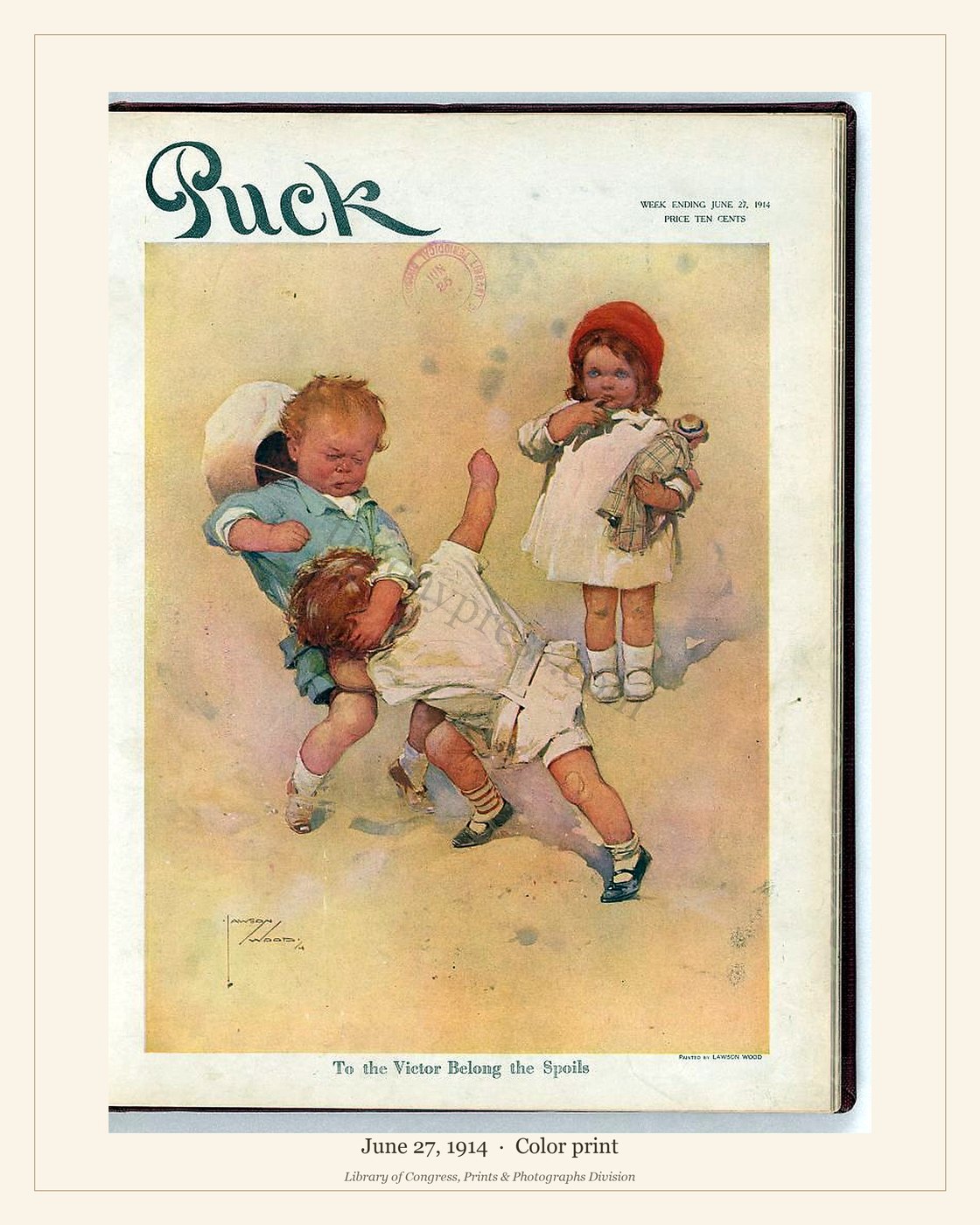 Color print — June 27, 1914 — watermarked preview