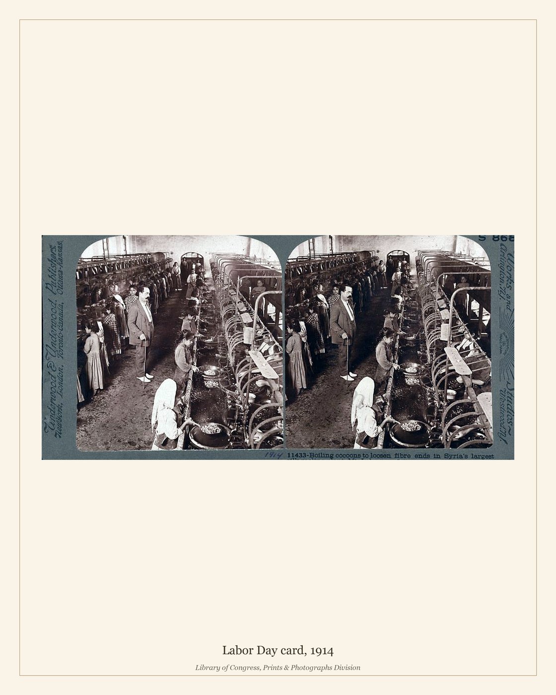 Labor Day card, 1914 — watermarked preview