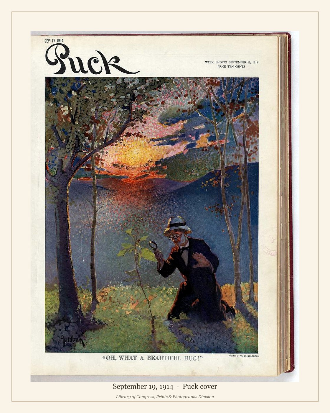 Puck cover — September 19, 1914 — watermarked preview