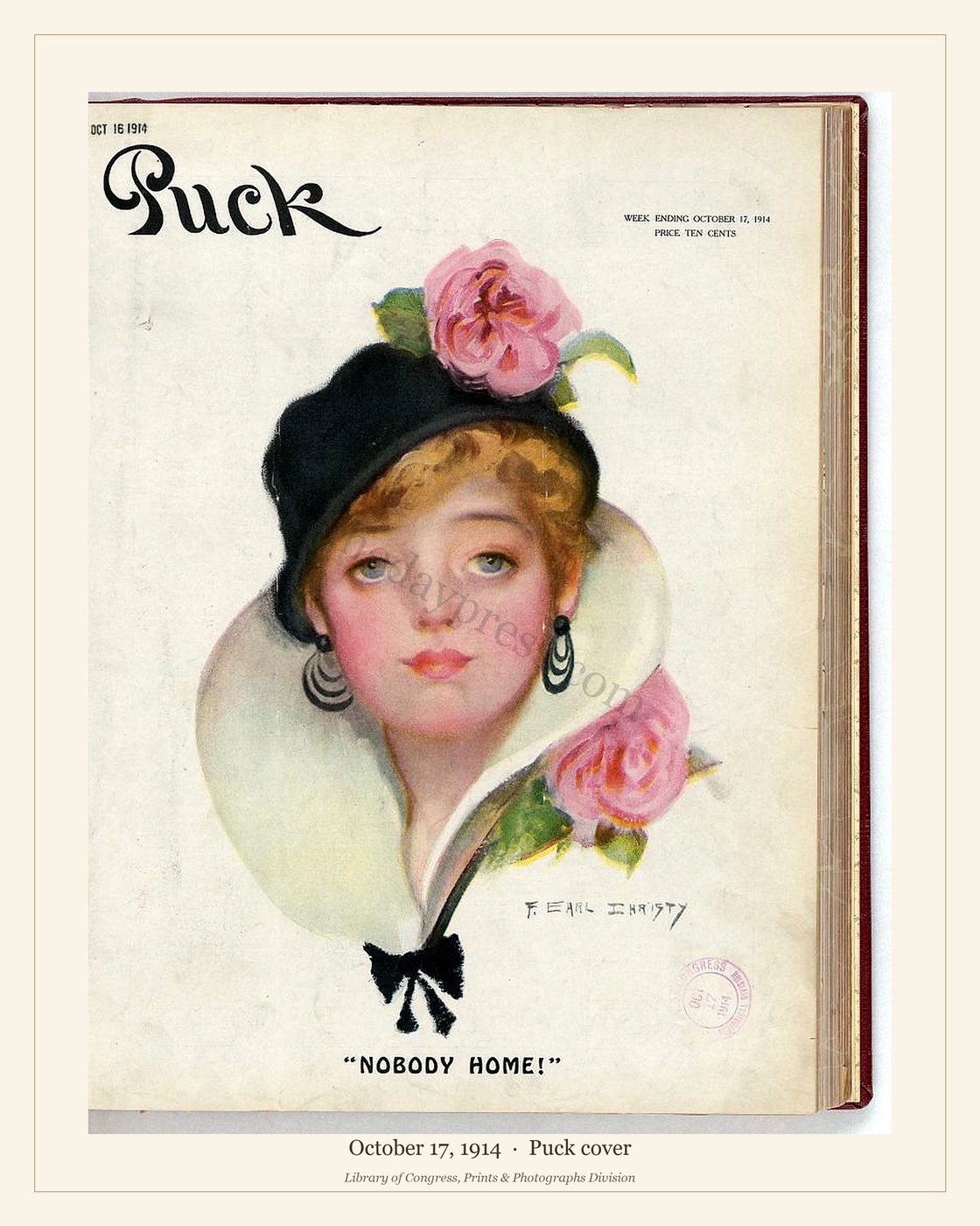 Puck cover — October 17, 1914 — watermarked preview
