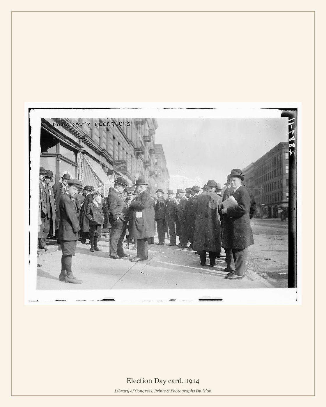 Election Day card, 1914 — watermarked preview