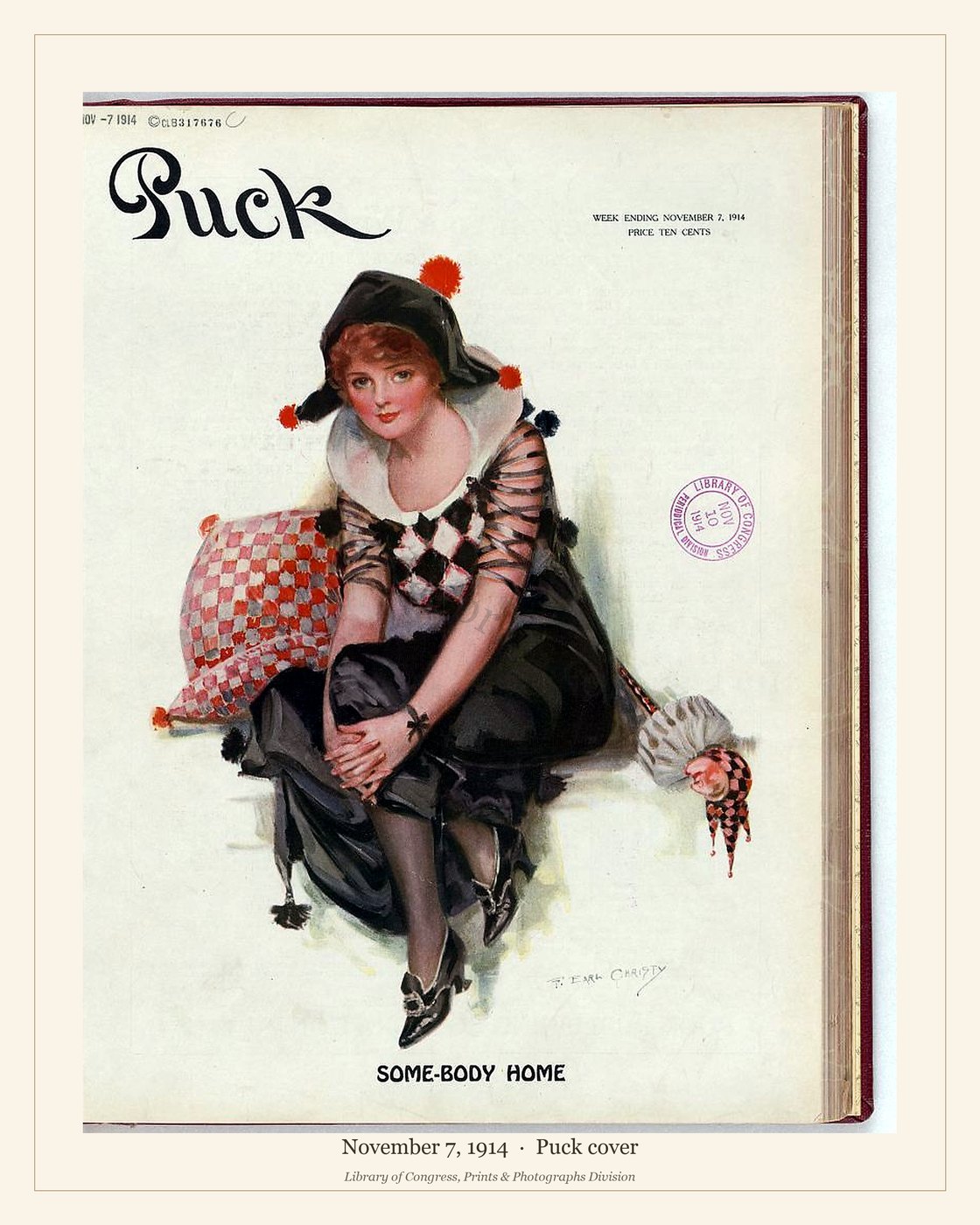 Puck cover — November 7, 1914 — watermarked preview