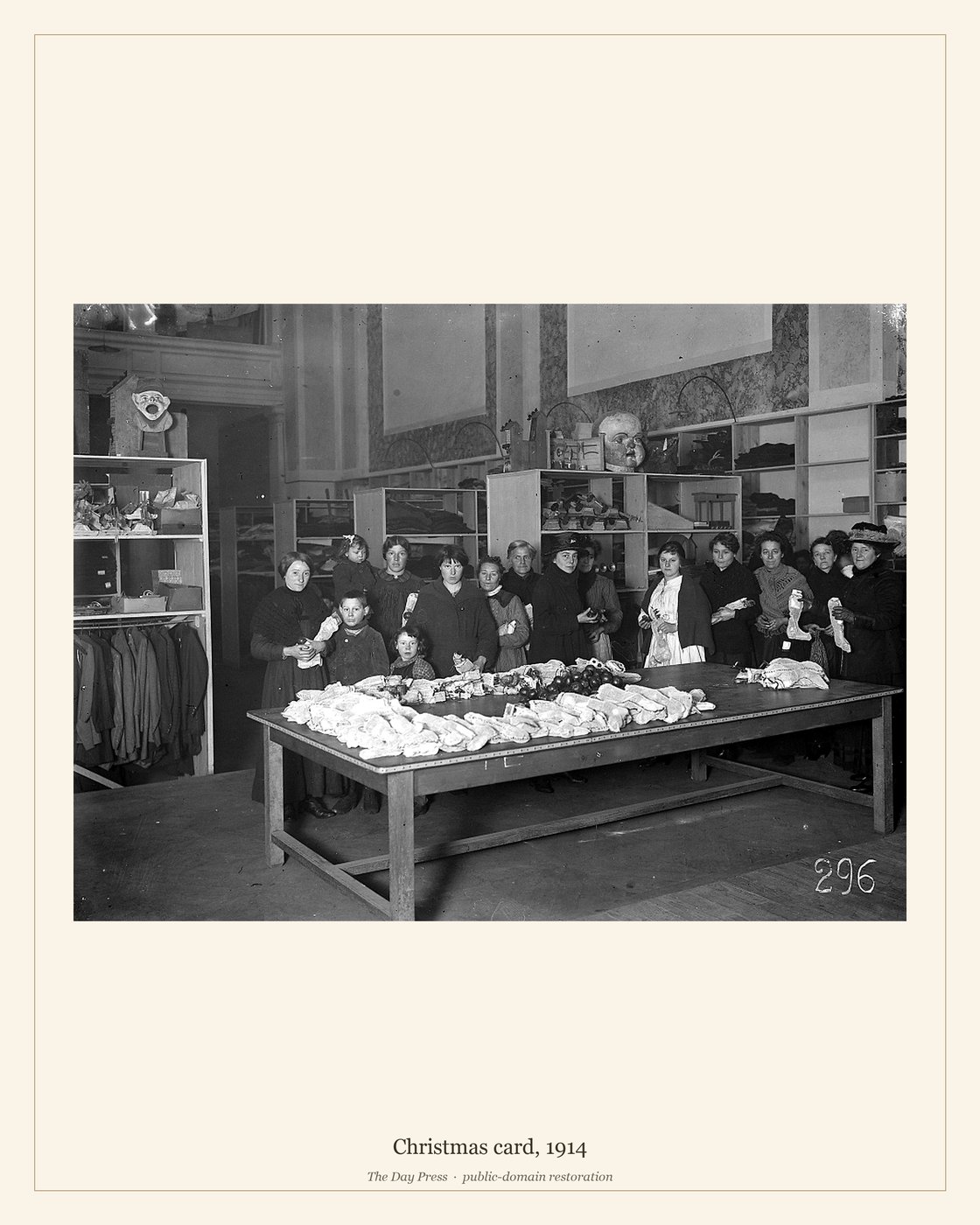 Christmas card, 1914