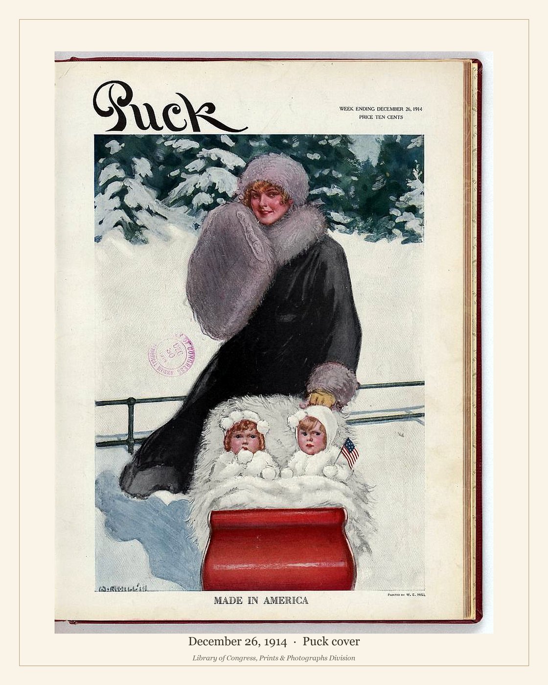 Puck cover — December 26, 1914 — watermarked preview