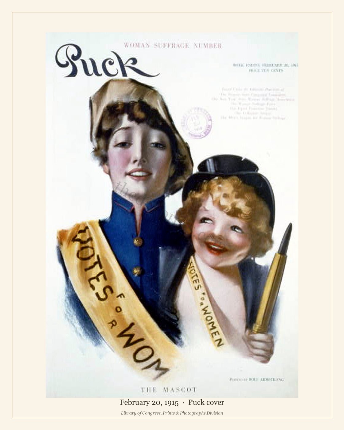 Puck cover — February 20, 1915 — watermarked preview