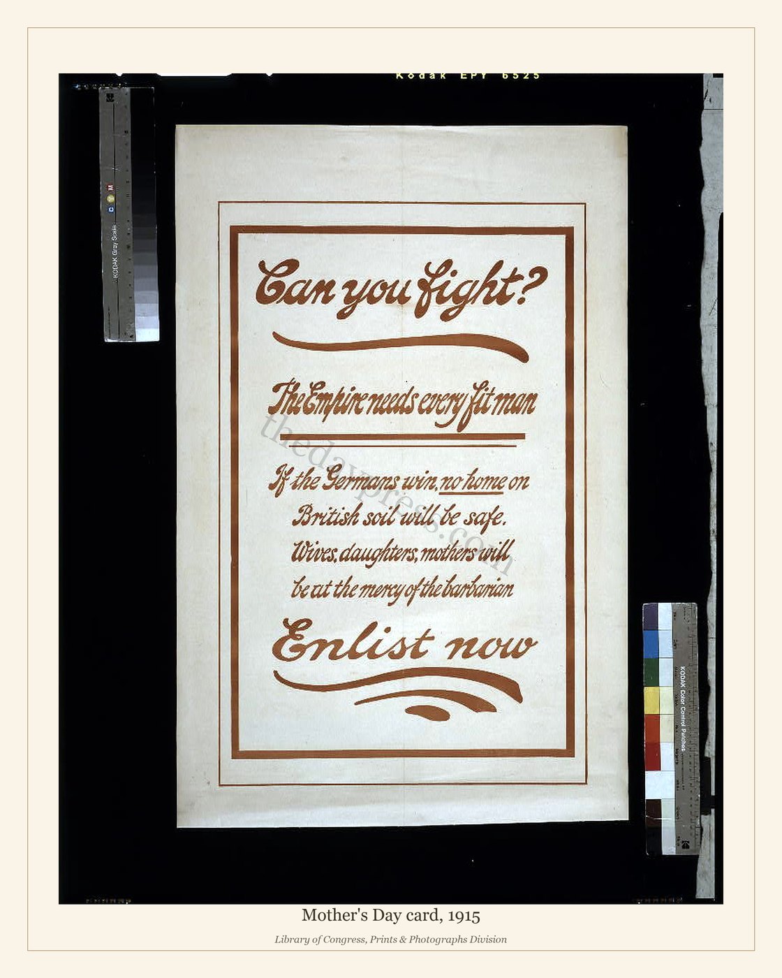 Mother's Day card, 1915 — watermarked preview