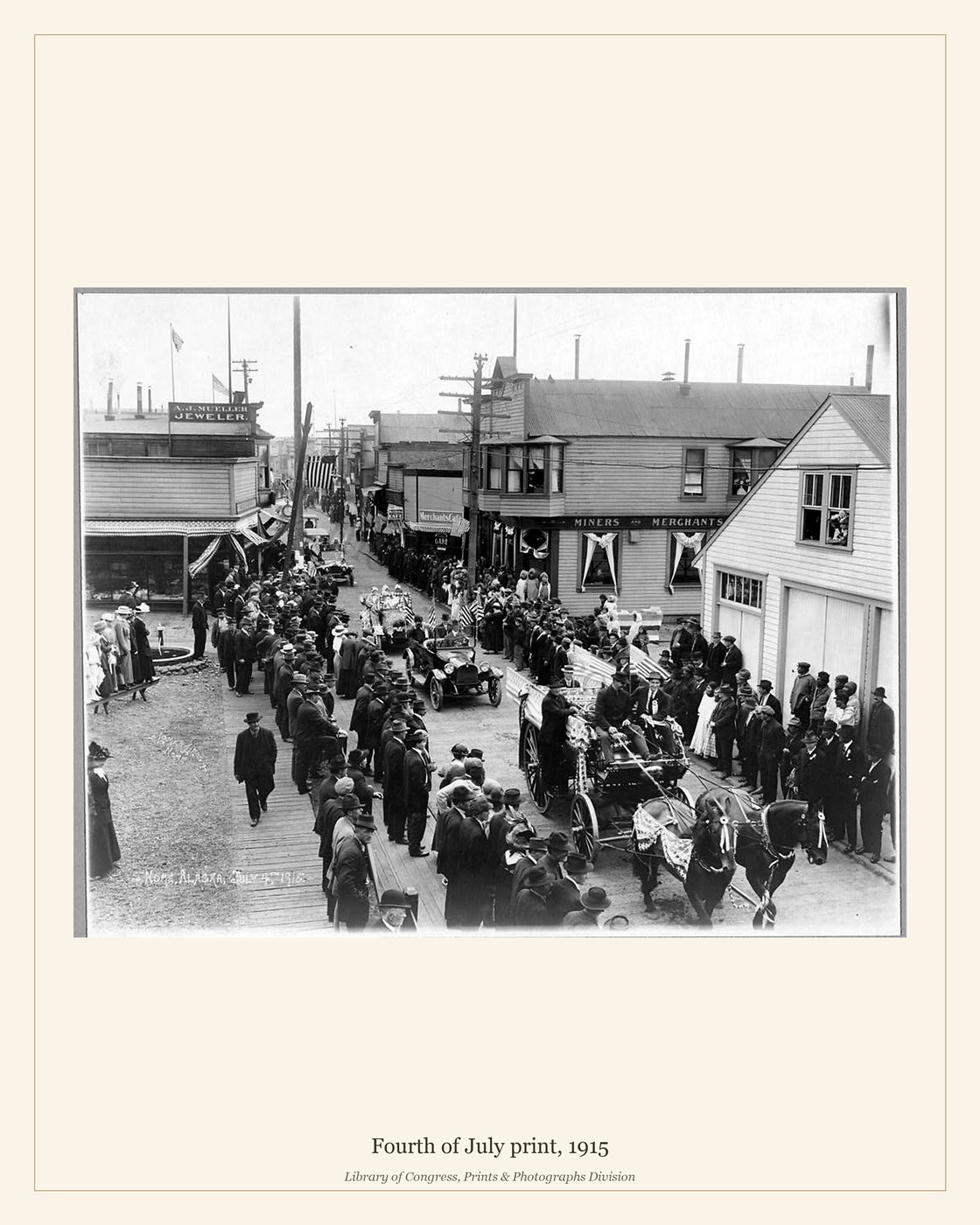 Fourth of July print, 1915 — watermarked preview