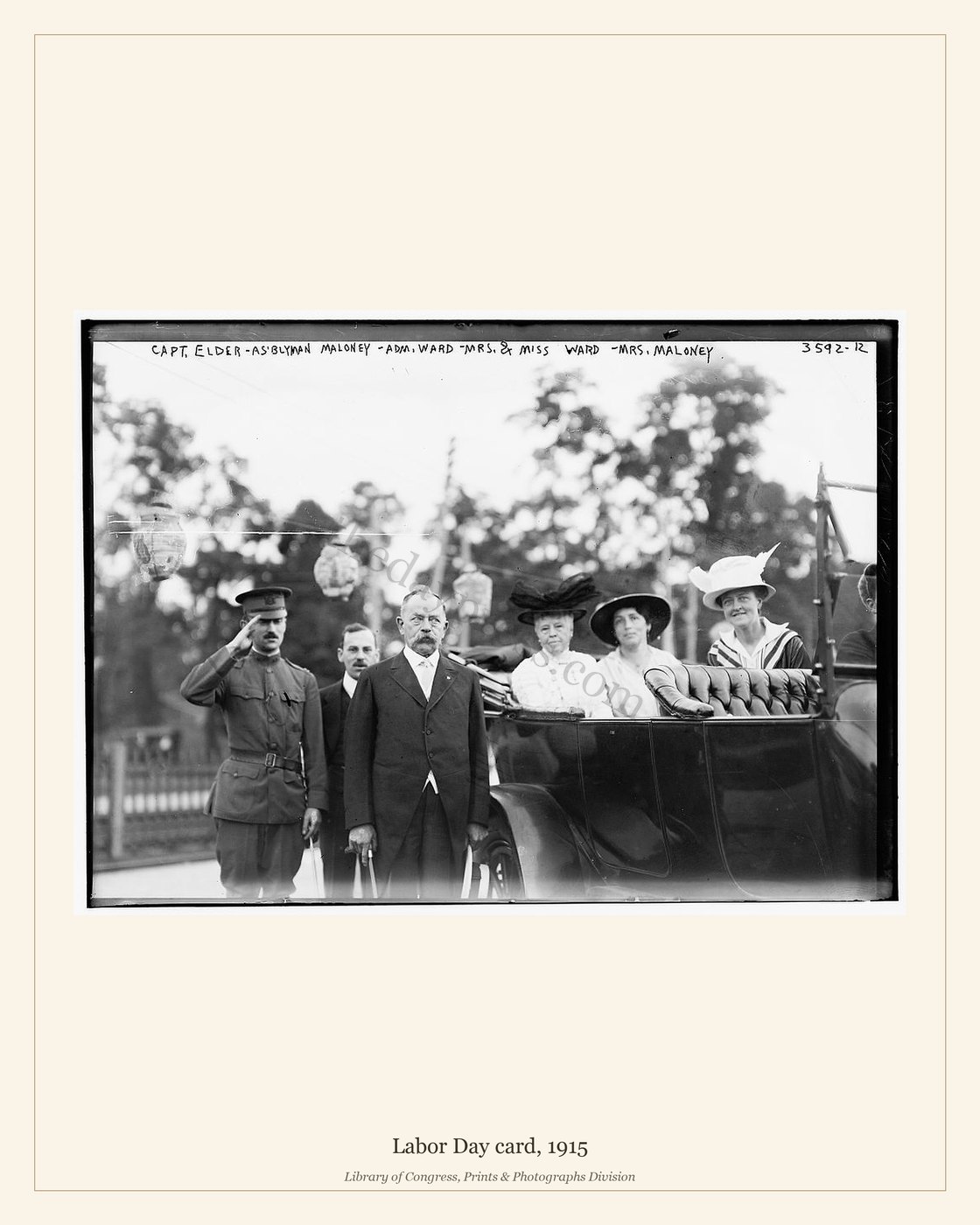 Labor Day card, 1915 — watermarked preview