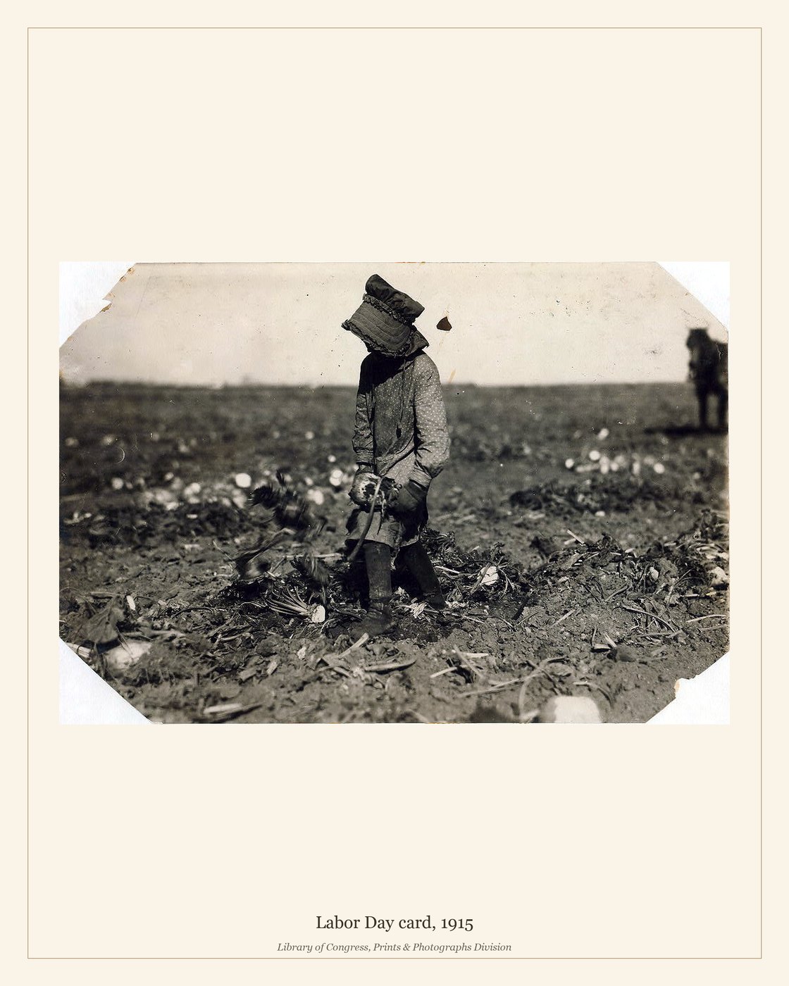 Labor Day card, 1915 — watermarked preview