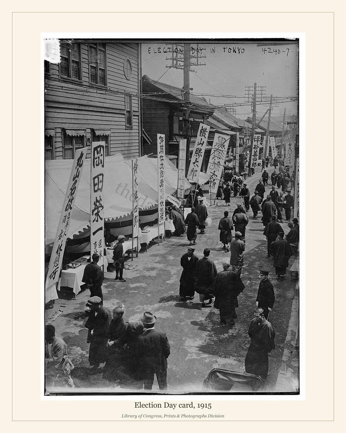 Election Day card, 1915 — watermarked preview