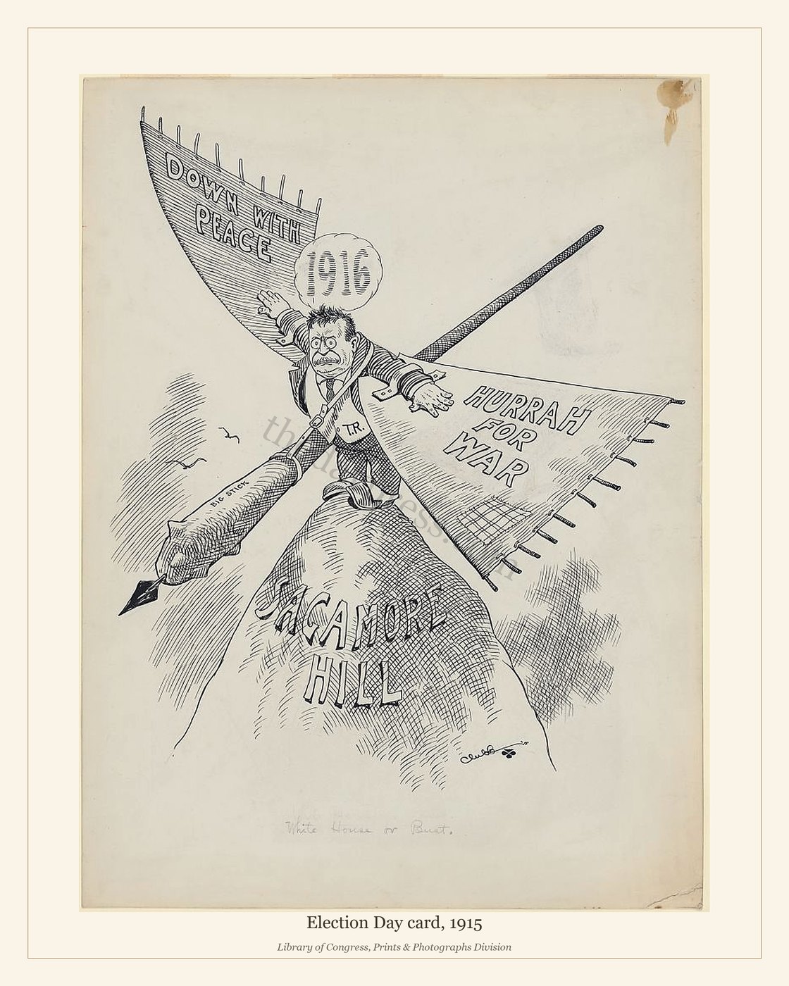 Election Day card, 1915 — watermarked preview