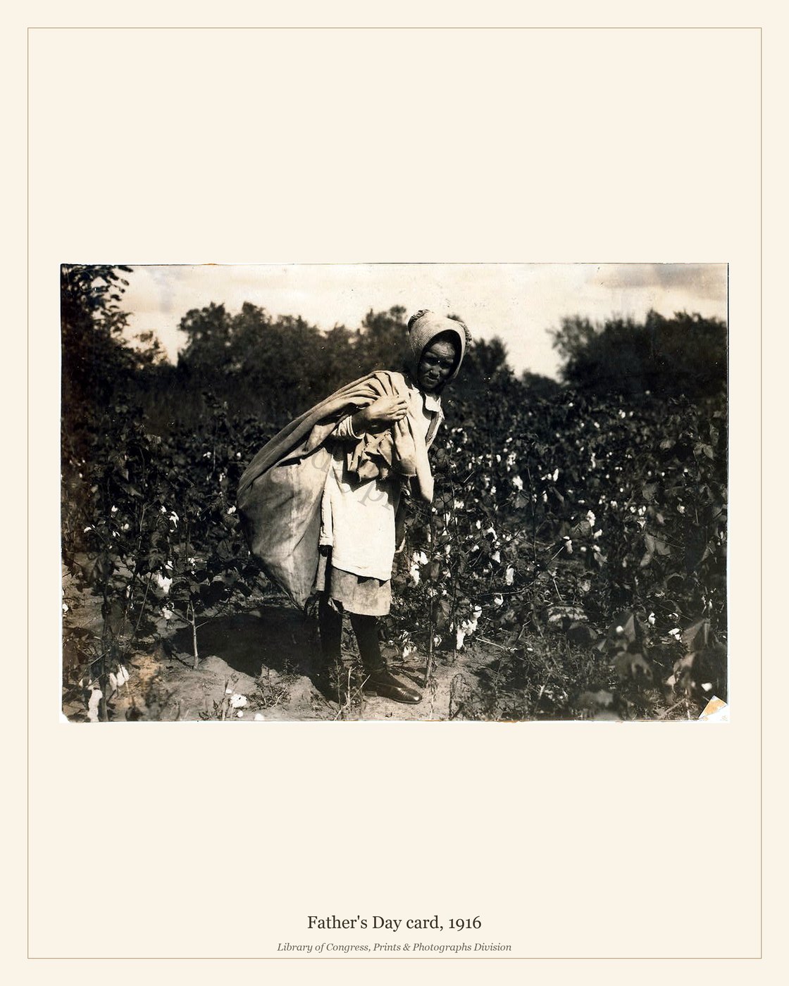 Father's Day card, 1916 — watermarked preview