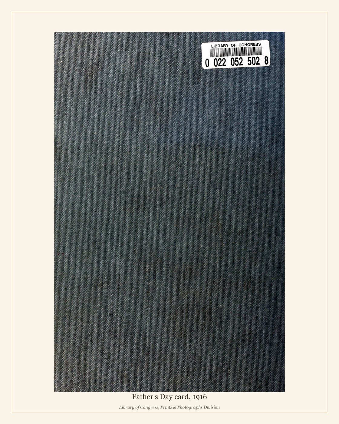Father's Day card, 1916 — watermarked preview