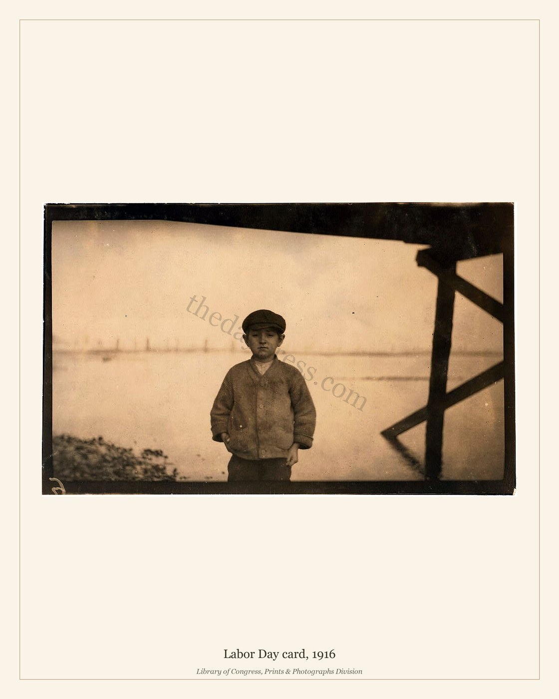 Labor Day card, 1916 — watermarked preview