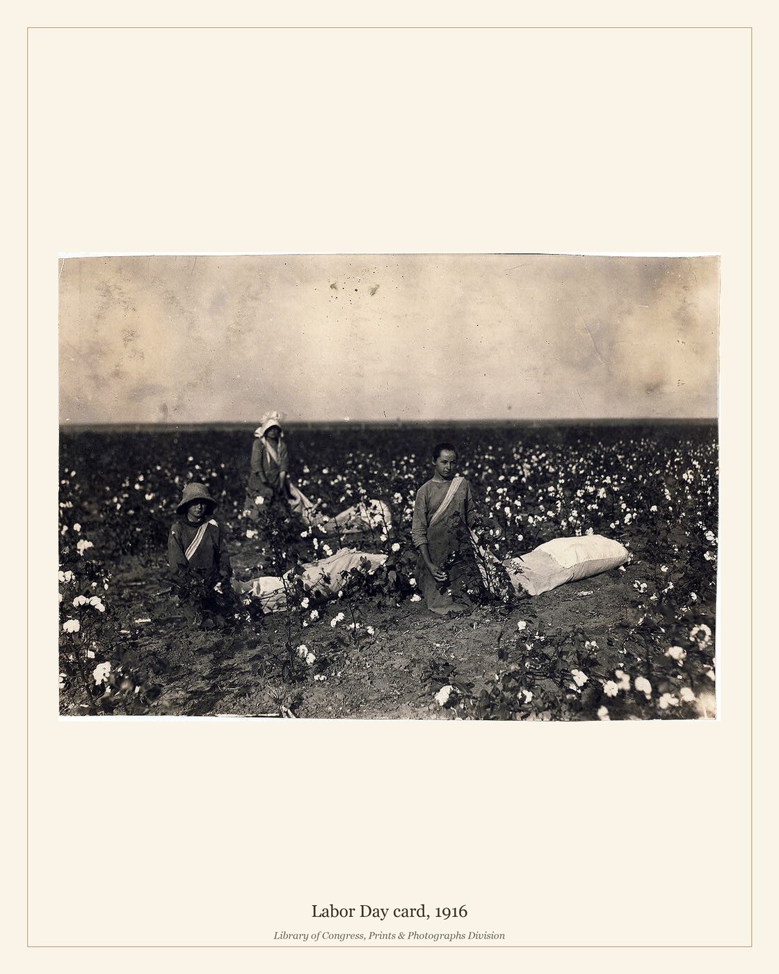 Labor Day card, 1916 — watermarked preview