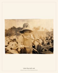 Labor Day card, 1916