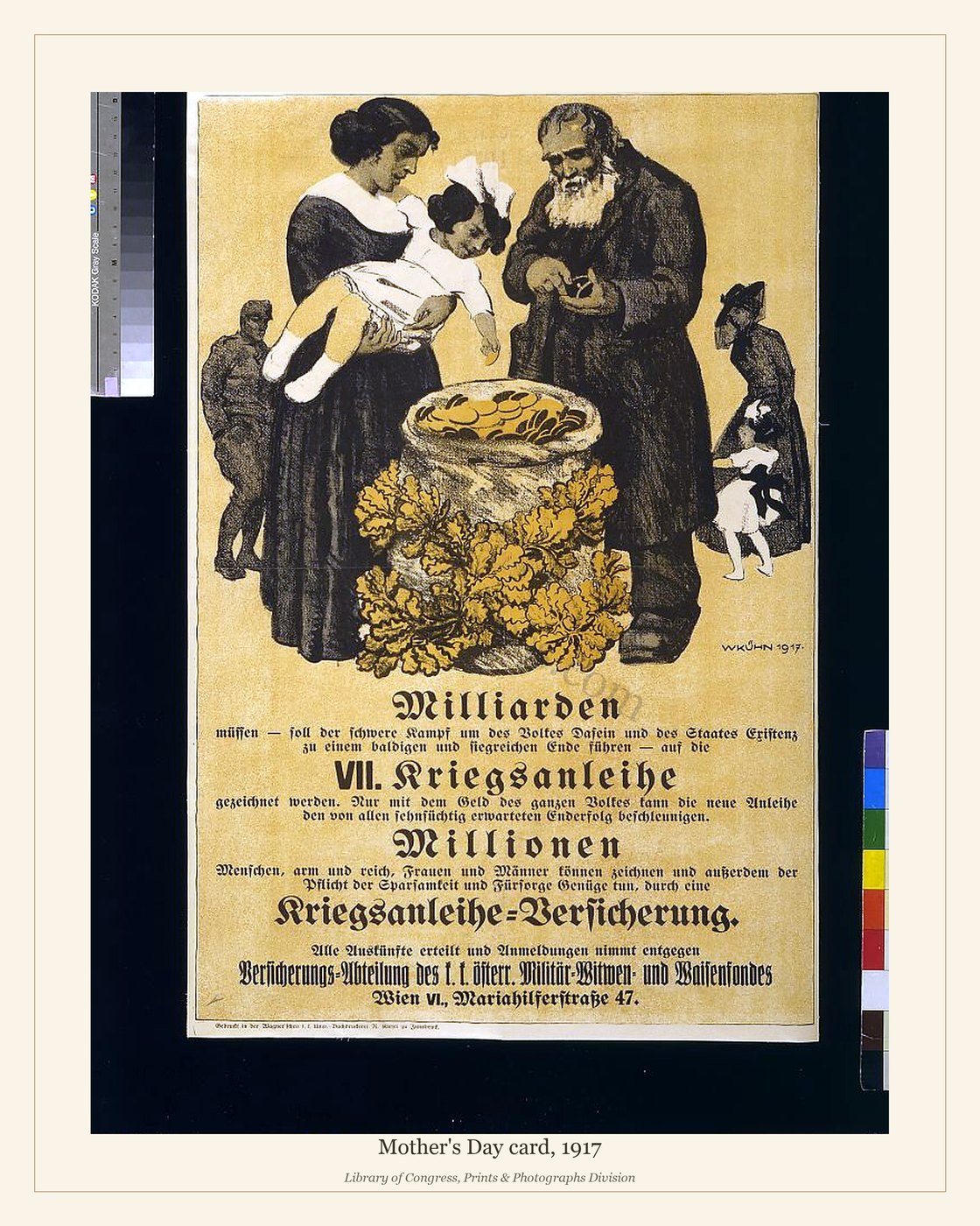 Mother's Day card, 1917 — watermarked preview