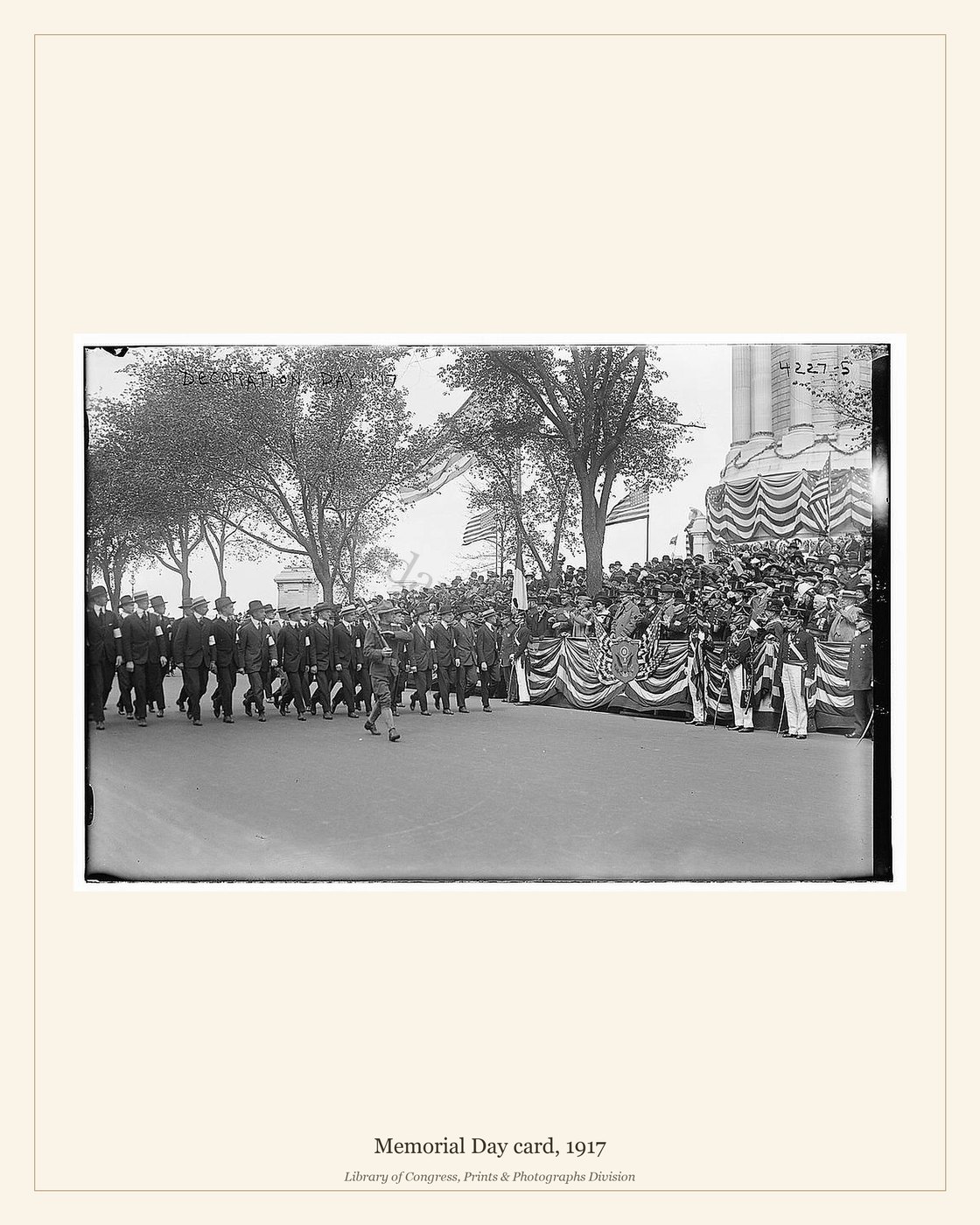 Memorial Day card, 1917 — watermarked preview