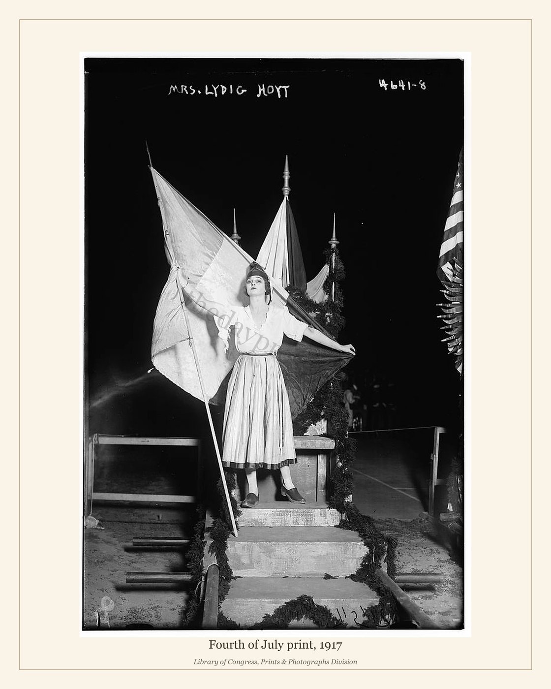 Fourth of July print, 1917 — watermarked preview