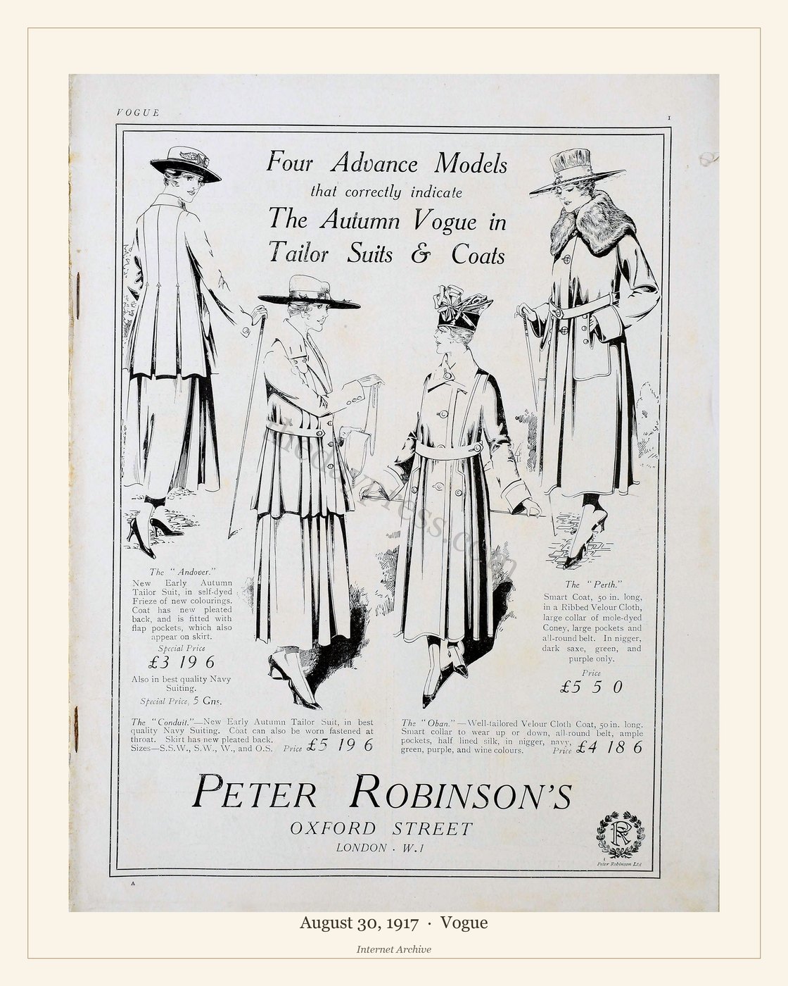 Vogue — August 30, 1917 — watermarked preview