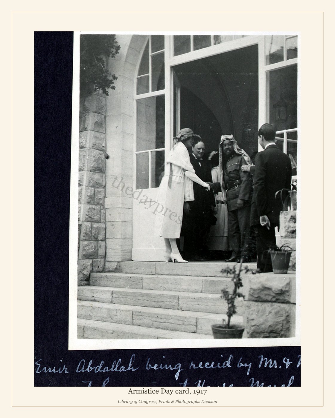 Armistice Day card, 1917 — watermarked preview