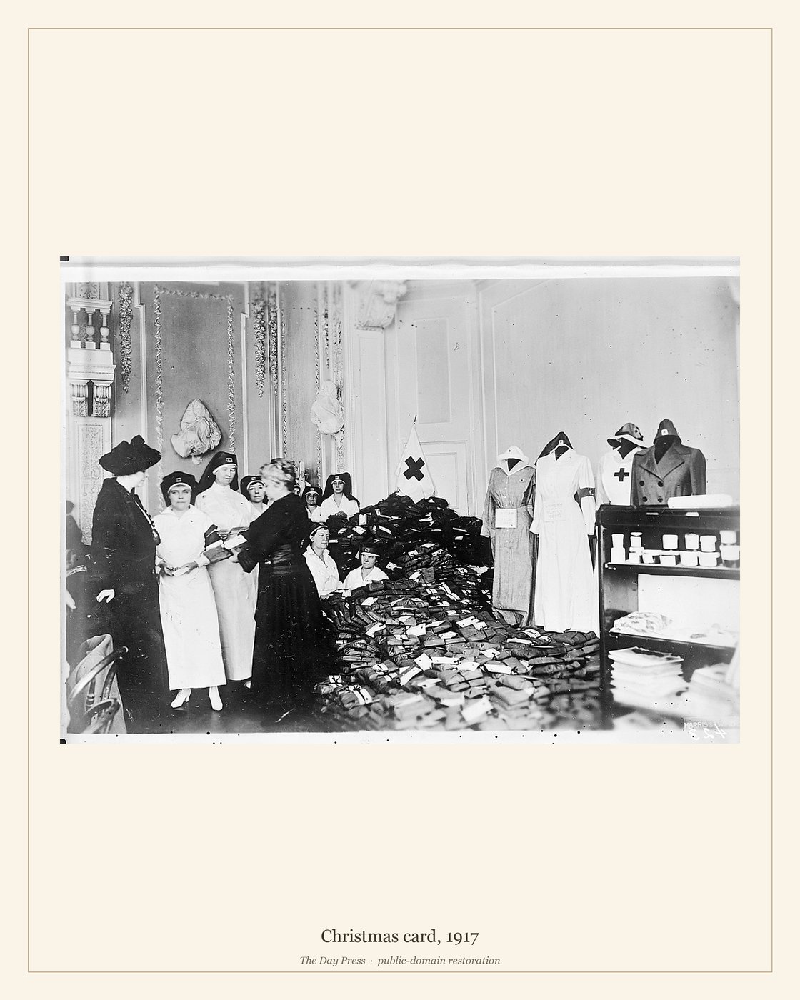 Christmas card, 1917