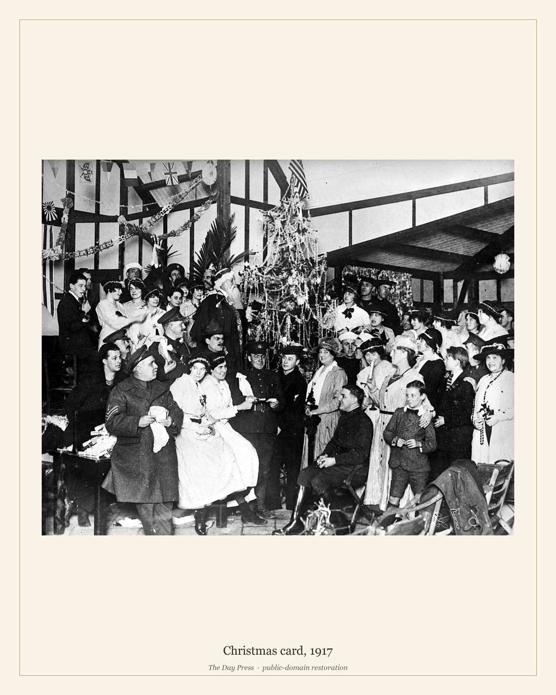 Christmas card, 1917