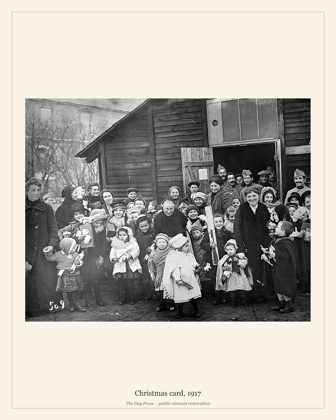 Christmas card, 1917