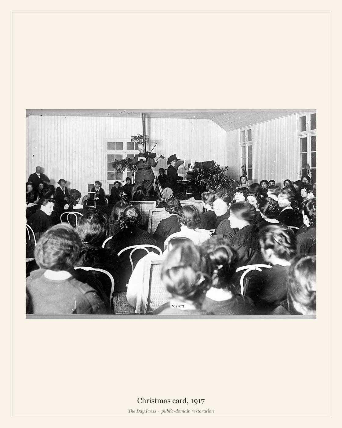Christmas card, 1917