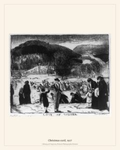 Christmas card, 1917
