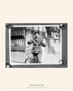 New Year card, 1918