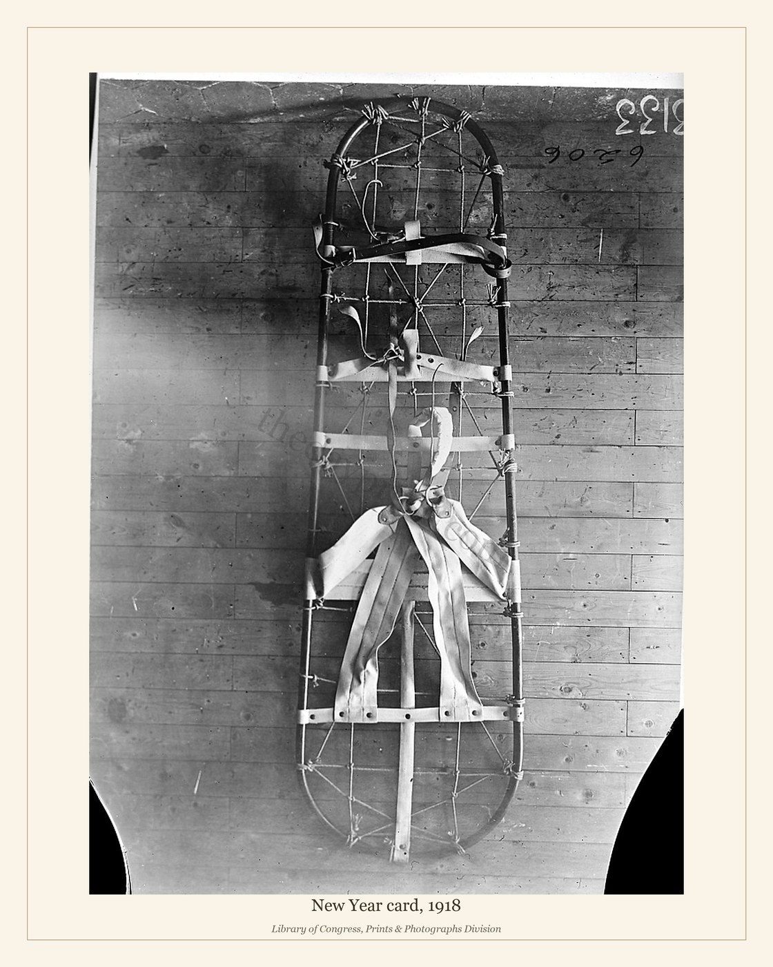 New Year card, 1918 — watermarked preview