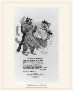 Valentine’s Day card, 1918