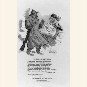 Valentine's Day card, 1918 — watermarked preview