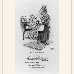 Valentine's Day card, 1918 — watermarked preview