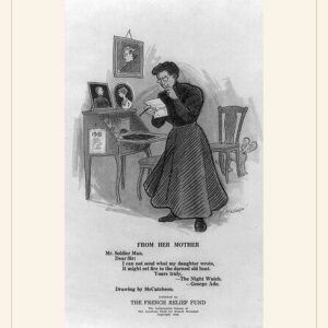 Valentine's Day card, 1918 — watermarked preview