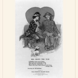 Valentine's Day card, 1918 — watermarked preview