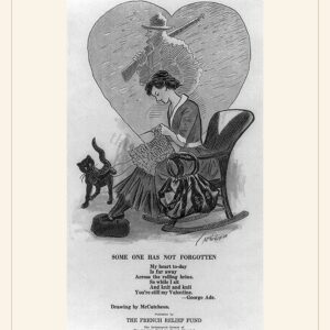 Valentine's Day card, 1918 — watermarked preview