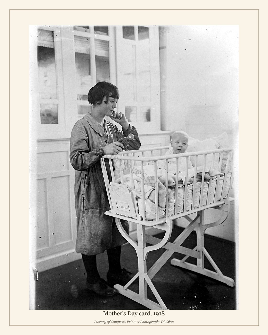 Mother's Day card, 1918 — watermarked preview