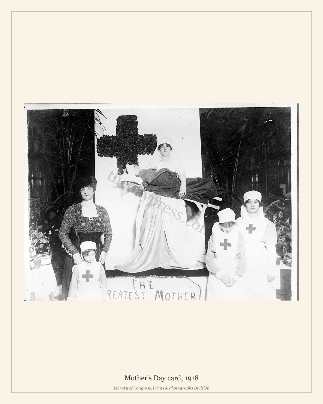 Mother's Day card, 1918 — watermarked preview